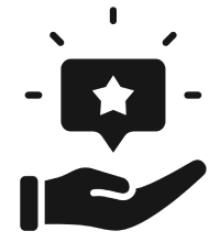 Hand mit Sternkarte